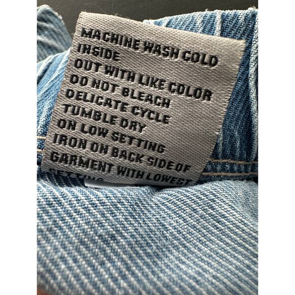 Tractr Soft Tencel Denim Wide Leg Pants Light Indigo Size Medium New - Picture 10 of 11